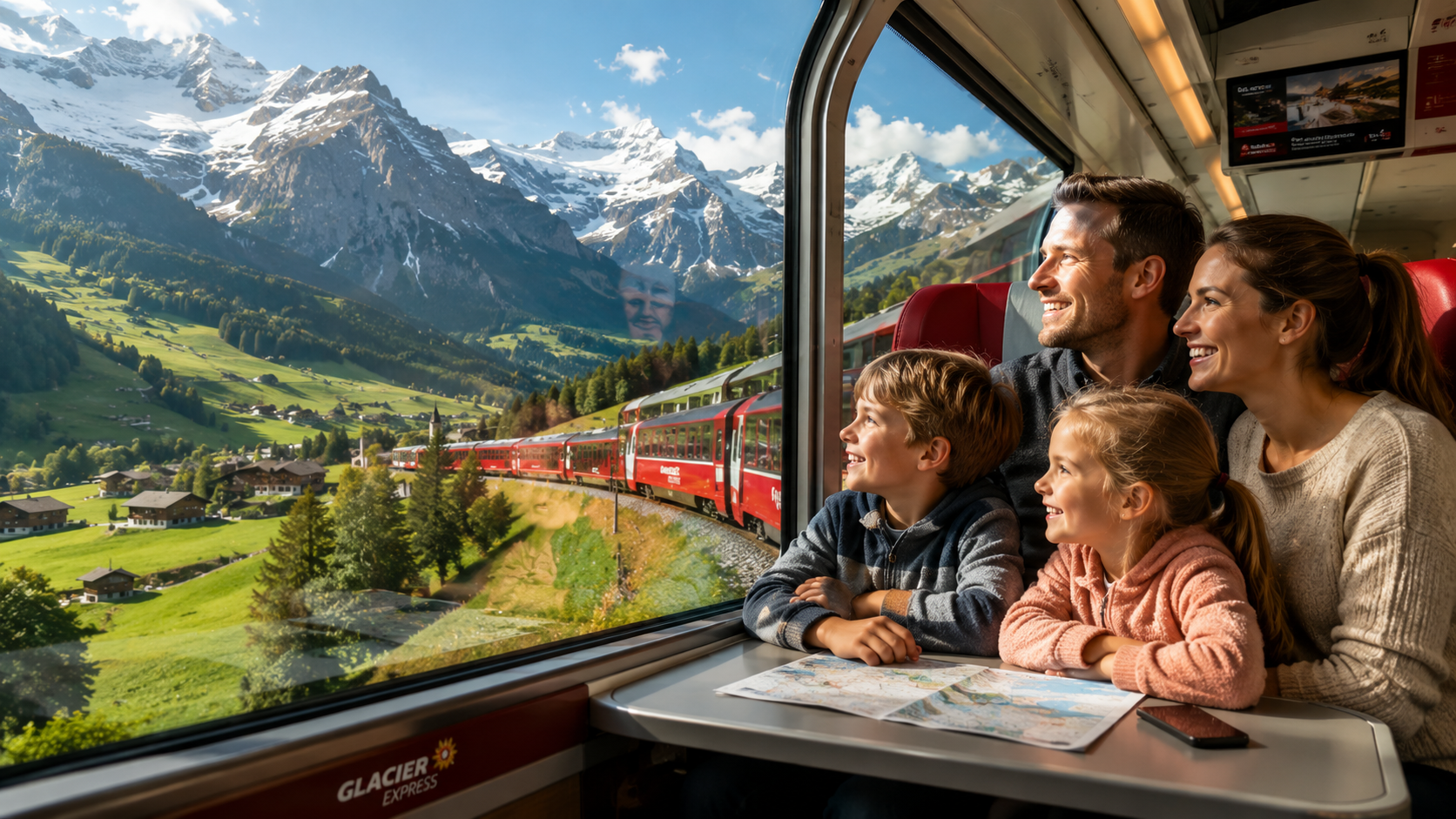 FAMILY RAIL TOUR IN SWITZERLAND